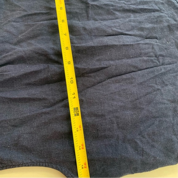 Old Navy Linen Short button up Romper with adjustable waist - Picture 8 of 9